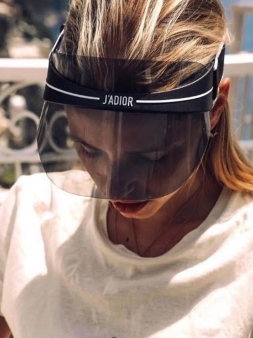 J'ADIOR Black Visor Diorclub1